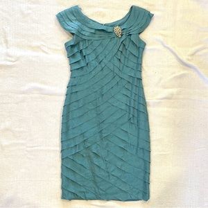 London Times Shimmery Cocktail Dress